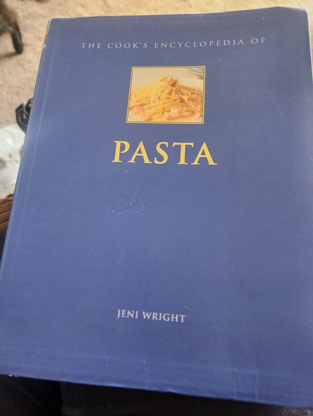 The Cook's Encyclopedia of Pasta by Jeni Wright - Blue Cover